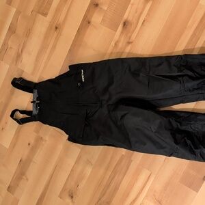Kids Arctix Snow Bib Overalls Black Insulated Ski Snowboard Pants Size Large